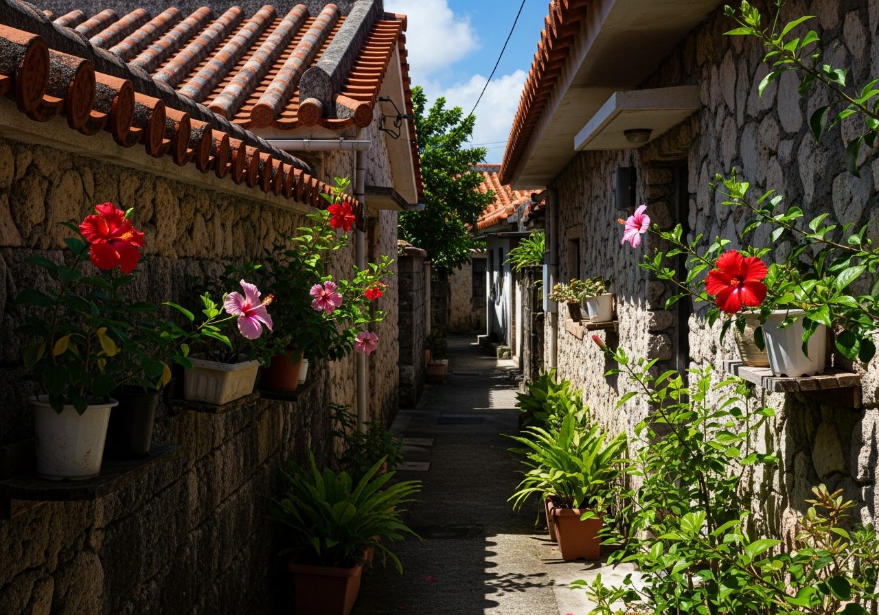沖縄の路地